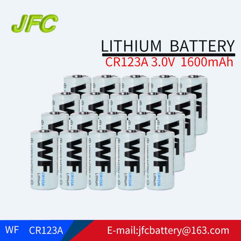 性价比较高的CR123A 电池 WF标 cr123a 3.0v 1500mAh